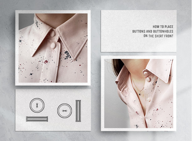 How to Place Buttons and Buttonholes on the Shirt Front